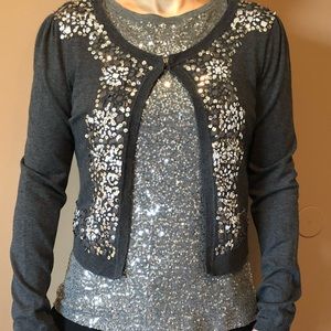 Inc Sparkly Sweater Set size Large
